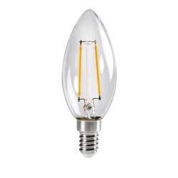 LED lemputė XLED E14 C35 2,5W WW 2700K 230V 250lm 15000h Stiklas (Šilta balta)