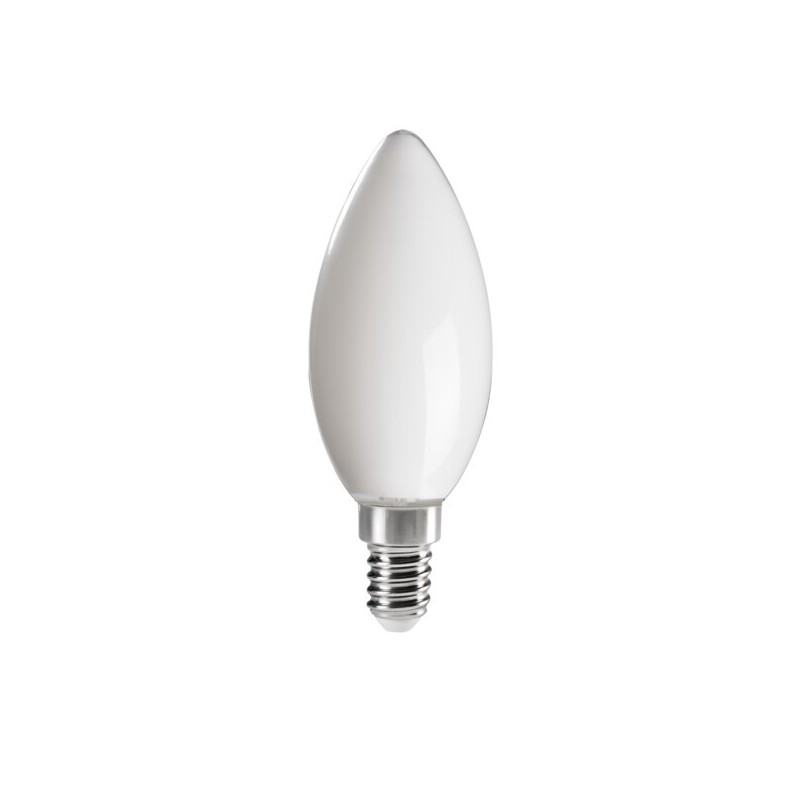 LED lemputė XLED E14 C35 4,5W WW M 2700K 230V 470lm 15000h Stiklas (Šilta balta)
