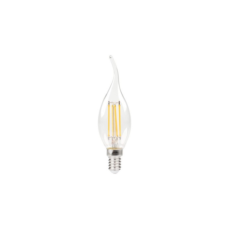 LED lemputė XLED C35F E14 3,4W-WW 2700K Šilta balta, skaidri