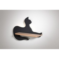 CAT Sieninis šviestuvas 5W LED IQ KIDS Juoda