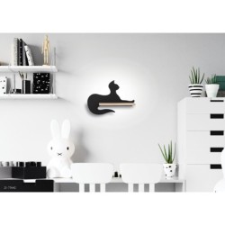 CAT Sieninis šviestuvas 5W LED IQ KIDS Juoda