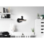 CAT Sieninis šviestuvas 5W LED IQ KIDS Juoda