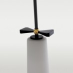 Pakabinamas šviestuvas BOW P01121BK  1xE27
