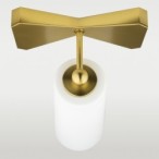 Sieninis šviestuvas BOW W01176BR 1xE27