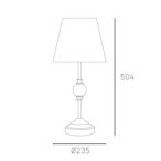Stalinis šviestuvas MONACO T01230WH 1xE27