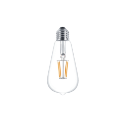 Lemputė LED filament ST64 6W E27 xE27 3000K
