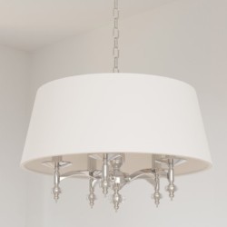 Pakabinamas šviestuvas VERONA P05377NI-WH 5xE14