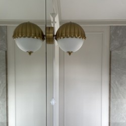 Sieninis šviestuvas PRALINES W01251BR 1xE27