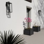 Lauko sieninis šviestuvas KYOTO W01715BK 1xE27