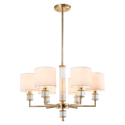 Pakabinamas šviestuvas SUTTON P06385AU-WH 6xE14