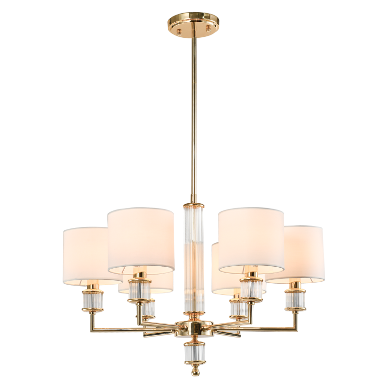 Pakabinamas šviestuvas SUTTON P06385AU-WH 6xE14