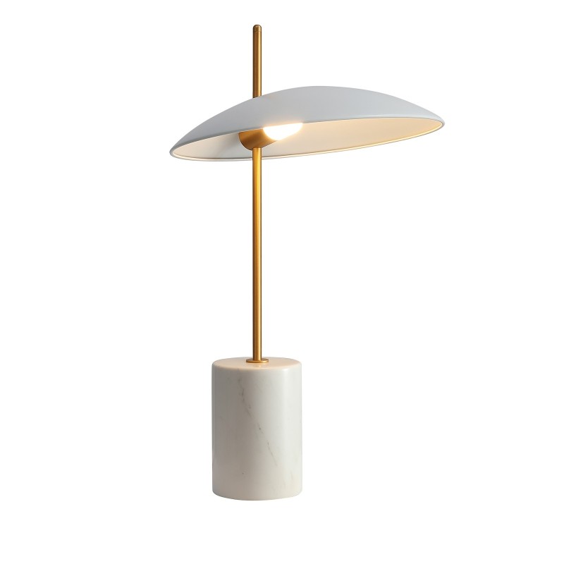 Stalinis šviestuvas Vilai LED 4W 3000K Balta Aukso Marmuro (TB-203342-1-WH)