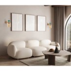 Sieninis šviestuvas Busco 1xE27 Aukso (WL-30263-1B-BRO-AMB)