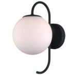 Sieninis šviestuvas Gela Keičiama LED G9 5W Juoda (WL-5500-1-BK)