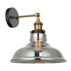 Sieninis šviestuvas Hubert 1xE27 Aukso Juoda (MBM-2381/1 GD+SG)