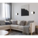 Sieninis šviestuvas Reverso 1xG9 Aukso Juoda (WL-5622-1-BK-W)