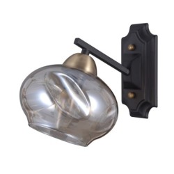Sieninis šviestuvas Bastiano 1xE14 Matinė Juoda (WL-43399-1)