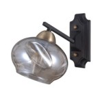 Sieninis šviestuvas Bastiano 1xE14 Matinė Juoda (WL-43399-1)