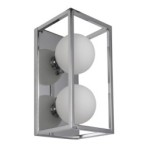 Sieninis šviestuvas Daisy Keičiama LED G9 4W Chromo (MB-BR4367-W2 CH)