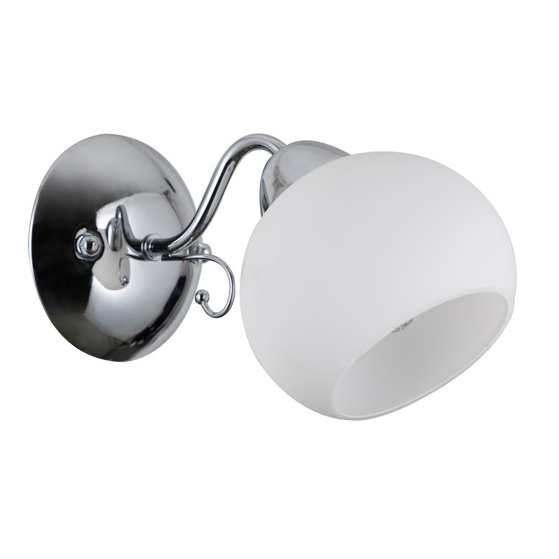 Sieninis šviestuvas Masseri 1xE27 Chromo Balta (WL-6895-1)