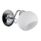 Sieninis šviestuvas Masseri 1xE27 Chromo Balta (WL-6895-1)