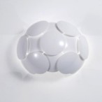 Sieninis šviestuvas Santina WH 1xE27 Balta (W0317-01A-T5E0)