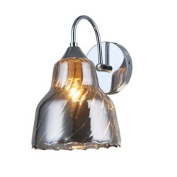 Sieninis šviestuvas Slizza 1xE14 Chromo Dūmų (MBM2387/1 SG)