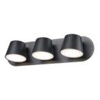 Sieninis šviestuvas Kuola LED 18W 3000K Juoda (MB1350-3 BK)