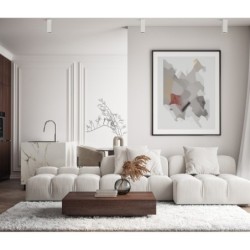 Lubinis šviestuvas Ander 1xGU10 Smėlio Balta (CLN-28394-M-WH)