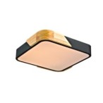 Lubinis šviestuvas Santer LED 24W 3000K Medžio Juoda (PLF-13187-BK-WO)