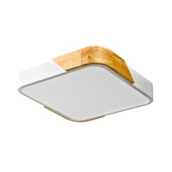 Lubinis šviestuvas Santer LED 24W 3000K Medžio Balta (PLF-13187-WH-WO)