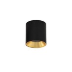Lubinis šviestuvas Altisma LED 10W 3000K Matinė Juoda (CLN-6677-75-BL-GD-3K)