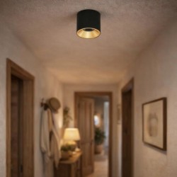 Lubinis šviestuvas Altisma LED 15W 3000K Balta Matinė Aukso Viduje (CLN-6677-95-BL-GD-3K)