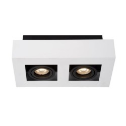 Lubinis šviestuvas Casemiro 2xGU10 Juoda Balta (IT8001S2-WH/BK)