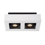 Lubinis šviestuvas Casemiro 2xGU10 Juoda Balta (IT8001S2-WH/BK)