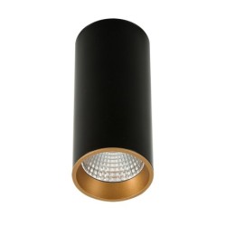 Lubinis šviestuvas Moldes Big BL/GO Ceiling 3000K LED 12W 3000K Aukso Juoda (SLC7392/12W 3000K BL+GO)