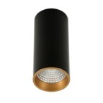 Lubinis šviestuvas Moldes Big BL/GO Ceiling 4000K LED 12W 4000K Aukso Juoda (SLC7392/12W 4000K BL+GO)