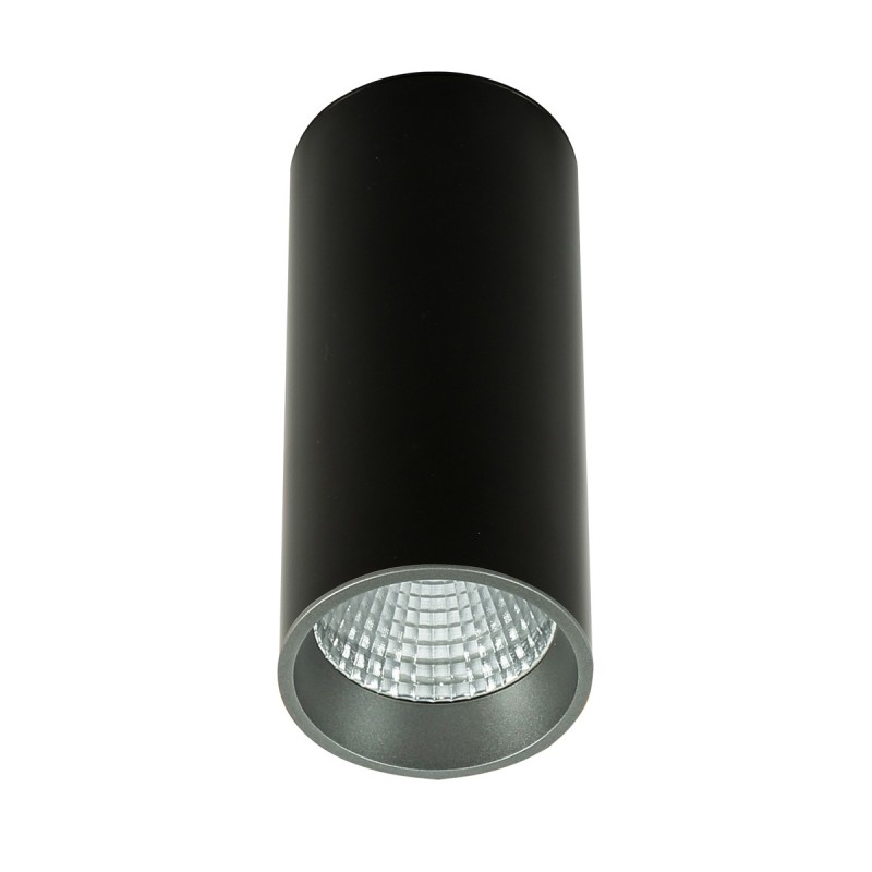 Lubinis šviestuvas Moldes Big BL/GR Celing 4000K LED 12W 4000K Juoda Pilka (SLC7392/12W 4000K BL+GR)