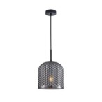 Pakabinamas šviestuvas Renti 1xE27 Juoda (PND-25205-1L-BK-SG)