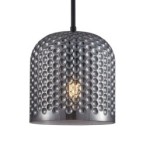 Pakabinamas šviestuvas Renti 1xE27 Juoda (PND-25205-1L-BK-SG)