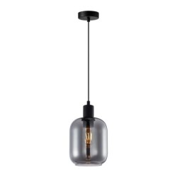 Pakabinamas šviestuvas Zona 1xE27 Juoda (PND-29258S-1-BK-SG)