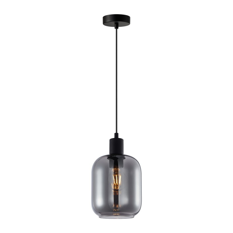 Pakabinamas šviestuvas Zona 1xE27 Juoda (PND-29258S-1-BK-SG)