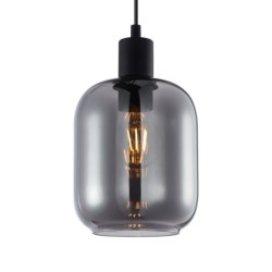 Pakabinamas šviestuvas Zona 1xE27 Juoda (PND-29258S-1-BK-SG)
