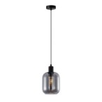 Pakabinamas šviestuvas Zona 1xE27 Juoda (PND-29258S-1-BK-SG)
