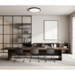 Lubinis šviestuvas Alata LED 36W 2800, 4000, 6000K Juoda (PLF-72836-480R-36W-BL)