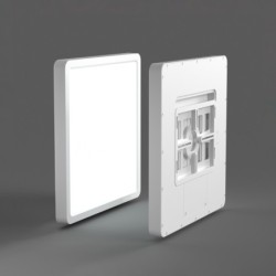 Lubinis šviestuvas Bastia LED 45W 2800, 4000, 6000K Balta (PLF-83625-450S-45W-WH)