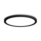 Lubinis šviestuvas Corte LED 36W  2800, 4000, 6000, 2800K Juoda (PLF-63452-400R-36W-BL)