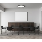 Lubinis šviestuvas Corte LED 36W  2800, 4000, 6000, 2800K Juoda (PLF-63452-400R-36W-BL)