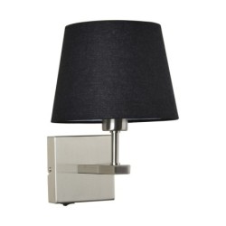 Sieninis šviestuvas Norte 1xE27 Nikelio (WL-1122-1-A-SN-RO-BL)