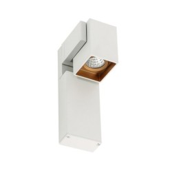 Sieninis šviestuvas Aravena White Gold 3000K LED 5W 3000K Balta Aukso (WLB073/5W 3000K WH+GO)